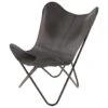 Buffalo Vlinderstoel - Leder - Zwart 1 Buffalo Vlinderstoel - Leder - Zwart -VIDAXL Verkoop 1000094337