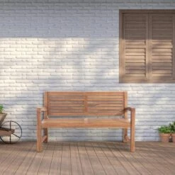 CLP Teakbank Halden 150 Cm -VIDAXL Verkoop 1000095886 0102