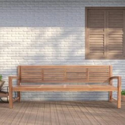 CLP Teakbank Halden 240 Cm -VIDAXL Verkoop 1000095887 0102