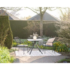 Garden Impressions Ross Tuinstoel - Zwart -VIDAXL Verkoop 1000096410 0102