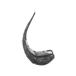 Beliani Hangstoel ATRI - Zwart Pe Rotan -VIDAXL Verkoop 1000096793 0103