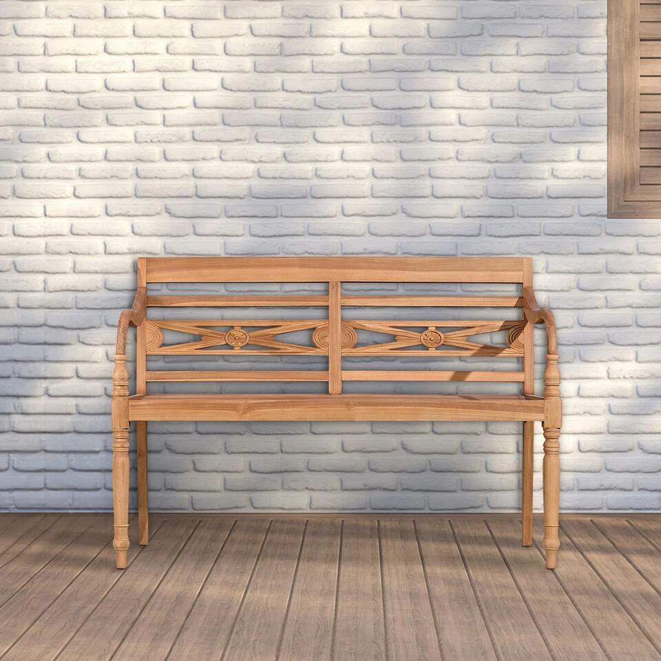 CLP Bank Maryland 120 Cm Teak 5 CLP Bank Maryland 120 Cm Teak - Afbeelding 3