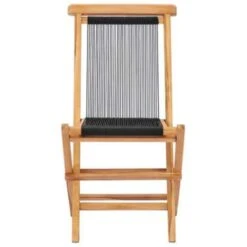 VidaXL Tuinstoelen Inklapbaar 2 St Massief Teakhout En Touw -VIDAXL Verkoop 1274961407 0102