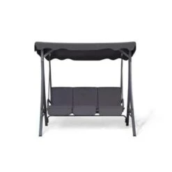 Beliani Schommelbank GARBO - Grijs Polyester -VIDAXL Verkoop 130aa4a9c1ff4b708ba36dcee014d182