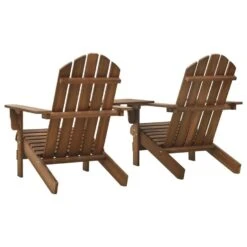 VidaXL Tuinstoelen Adirondack Met Tafeltje Massief Vurenhout Bruin 8 VidaXL Tuinstoelen Adirondack Met Tafeltje Massief Vurenhout Bruin -VIDAXL Verkoop 16e5af812cf54616b453b4fb0a9a7174