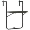 VidaXL Balkontafel Hangend 60x64x83,5 Cm Rattan-look Kunststof Bruin -VIDAXL Verkoop 1814806691