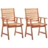 VidaXL Tuinstoelen 2 St Massief Acaciahout 1 VidaXL Tuinstoelen 2 St Massief Acaciahout -VIDAXL Verkoop 1914858677