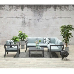 Garden Impressions San Luis Loungestoel - Mint Grijs -VIDAXL Verkoop 1945392173 0102