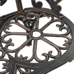 VidaXL Bistrobank 100 Cm Gietaluminium Bronskleurig -VIDAXL Verkoop 344e8239dc7049d48d96243e44480a10