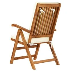 VidaXL Tuinstoelen 2 St Verstelbaar Met Kussens Massief Teakhout Crème -VIDAXL Verkoop 443ab2fe52d6471988d629f798ed0b03