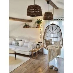 Beliani Hangstoel CASOLI - Beige Pe Rotan -VIDAXL Verkoop 469e0c47c6b4448d9e2f49d933312de7