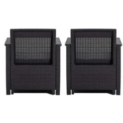 Keter Loungefauteuils Emma (2 Stuks) - Grijs -VIDAXL Verkoop 50101073 0901