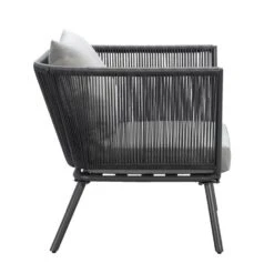 Loungestoel Almeria - Antraciet - 75x89x75 Cm -VIDAXL Verkoop 50105176 0900