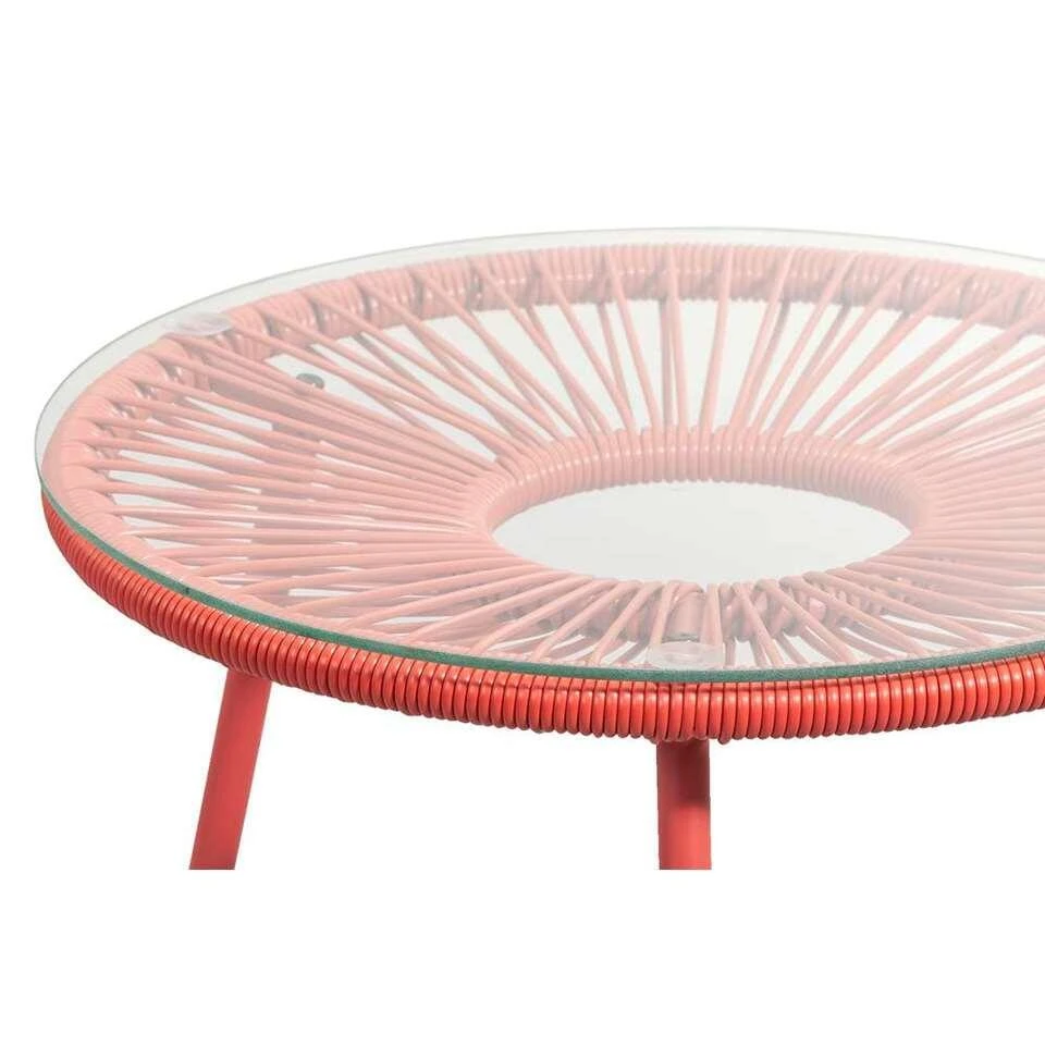 Bijzettafel Formentera - Terracotta - 50xØ50 Cm 4 Bijzettafel Formentera - Terracotta - 50xØ50 Cm - Afbeelding 2