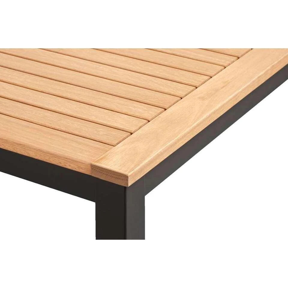 Le Sud Dining Loungetafel Ardeche - Naturel/zwart - 140x65x80 Cm 6 Le Sud Dining Loungetafel Ardeche - Naturel/zwart - 140x65x80 Cm - Afbeelding 4