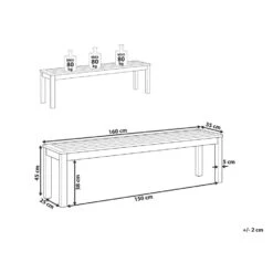 Beliani Tuinbank TUSCANIA - Donkere Houtkleur Eucalyptushout 8 Beliani Tuinbank TUSCANIA - Donkere Houtkleur Eucalyptushout -VIDAXL Verkoop 51814f6ded834b38b772ea3aa8bcce3b