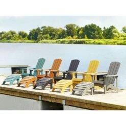 Beliani Tuinstoel ADIRONDACK - Lichte Houtkleur Kunsthout 7 Beliani Tuinstoel ADIRONDACK - Lichte Houtkleur Kunsthout -VIDAXL Verkoop 71b30d15902e4fb9880c4e0ed0528641