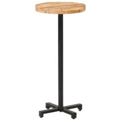 VidaXL Bartafel Rond Ø50x110 Cm Ruw Mangohout -VIDAXL Verkoop 730a3c95d5954ab884ffa2023bcda416