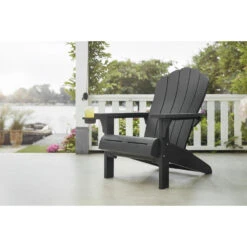 Keter Troy Adirondack Tuinstoel - 81x80x96,5cm - Grafiet -VIDAXL Verkoop 81026432 0103