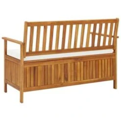VidaXL Tuinopslagbank 120x63x84 Cm Massief Acaciahout -VIDAXL Verkoop 86482c695b6e4dea8a947bf24ce4f8ab