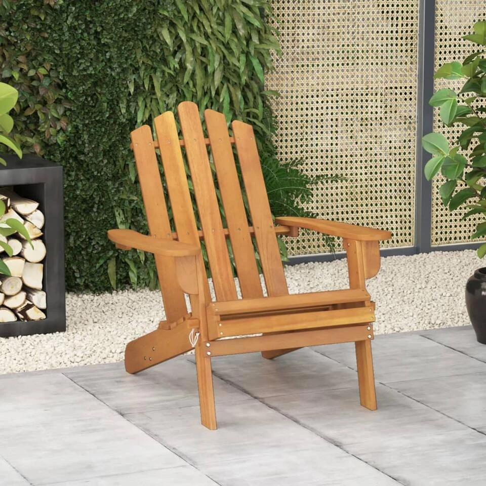 VidaXL Tuinstoel Adirondack Massief Acaciahout 4 VidaXL Tuinstoel Adirondack Massief Acaciahout - Afbeelding 2