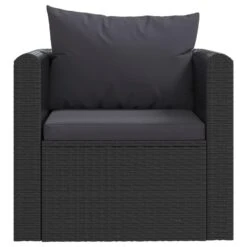 VidaXL Fauteuil Met Kussens Poly Rattan Zwart 8 VidaXL Fauteuil Met Kussens Poly Rattan Zwart -VIDAXL Verkoop 9c51a855bb8a40c78f0a6357ceb8619e