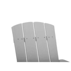 Beliani Tuinstoel ADIRONDACK - Grijs Kunsthout -VIDAXL Verkoop 9e39554190db4b82af53aebc832f44ce