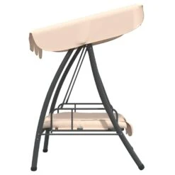 VidaXL Schommelbank Voor Buiten Met Luifel Zandwit 8 VidaXL Schommelbank Voor Buiten Met Luifel Zandwit -VIDAXL Verkoop ab99bb59917e40c88f4be2ad366ebeee