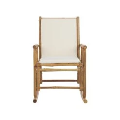 Beliani Schommelstoel FRIGOLE - Lichte Houtkleur Bamboehout -VIDAXL Verkoop ce7f634996ba4527a6841ce3cc1d5d91