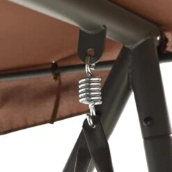 VidaXL Schommelbank Voor Buiten Met Luifel Koffiekleurig -VIDAXL Verkoop cfe6933272f34a9c966e1b1db974f244