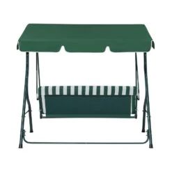 Beliani Schommelbank CHAPLIN - Groen Staal -VIDAXL Verkoop d80fc99d4287488faee210df5bf9990f