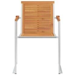 VidaXL Tuinstoelen 2 St Massief Acaciahout En Roestvrij Staal 8 VidaXL Tuinstoelen 2 St Massief Acaciahout En Roestvrij Staal -VIDAXL Verkoop e25eb6c5ae3f4398a30f5ff6b98ebde0